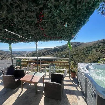 Casa Rural Malaga Monkey Love Con Jacuzzi Iznate Zewnętrze zdjęcie